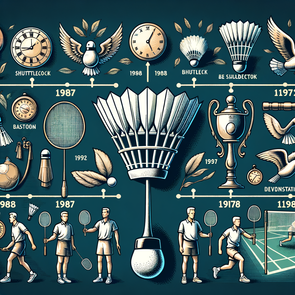 Badminton Historical Timeline: Evolution from Early Badminton Origins to Modern Milestones in The History of Badminton.